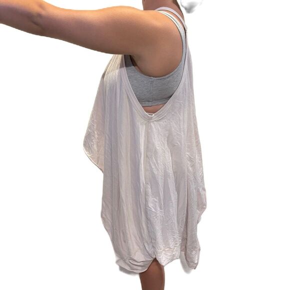 Free People FP Beach Halter Top Skater Skirt All In One Dress Boho Pink Medium - Picture 13 of 16